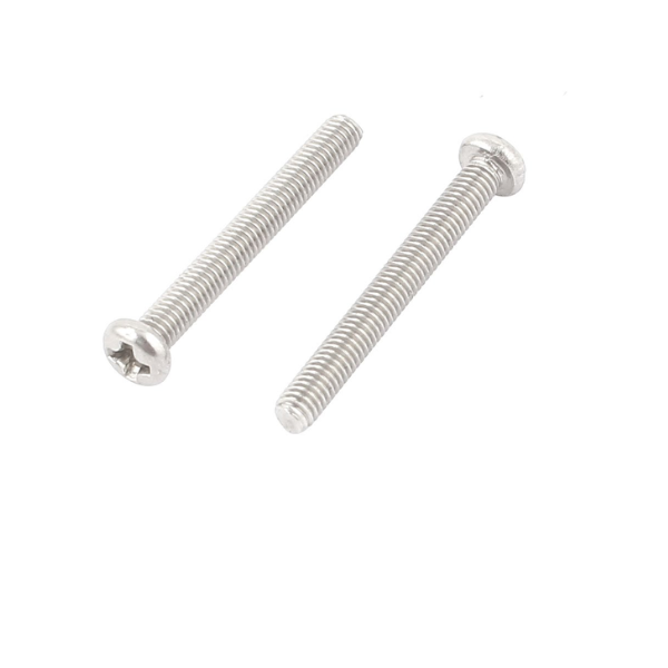 M3 x 25 Philips Head Round SS Screw (Pack of 10)