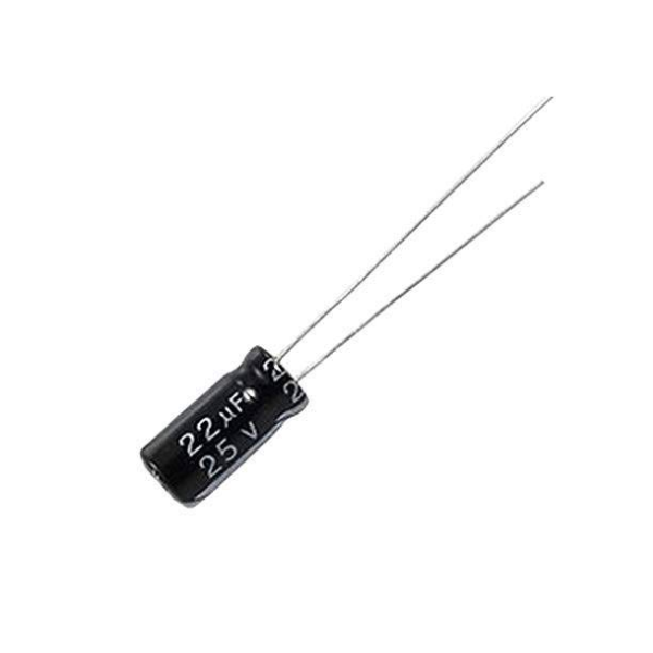 22uF/25V (Electrolytic Capacitor) Pack 5