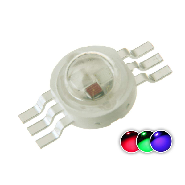 6 Pin RGB LED-3 Watt SMD
