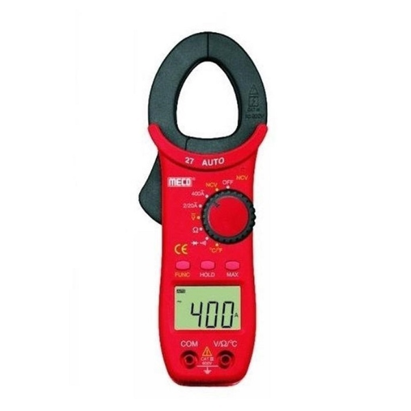 Meco 27-Auto Digital Clamp Meter (3-1/2 Digit 2000 Counts-TRMS)