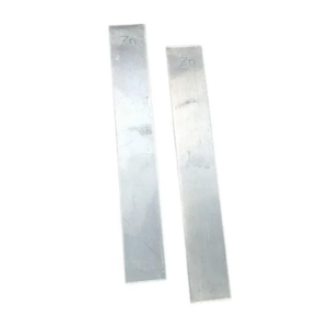 Zinc Plate 50mm x 15mm x 1mm   for electroplating pack 10