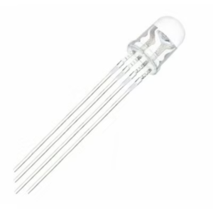 RGB LED 5MM CA 4 Pin Pack 10