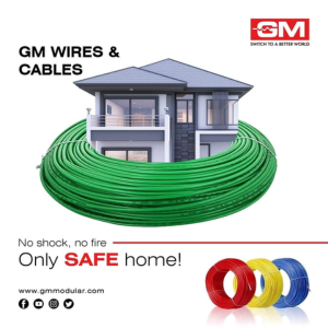 Multi Strand Flame Retardant House  Wire, 5 m, 0.25 sqmm Black