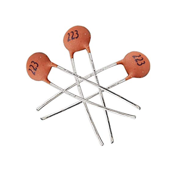 22nF 50V Ceramic Disk Capacitor Pack 10