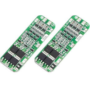 1S 2A BMS Board 3.7V 18650 Lithium Battery Protection Board with Nickel Plate pack-2