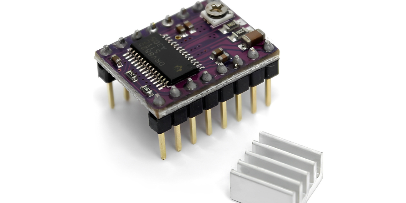 Stepper Motor Driver Drv8825 With Heatsink