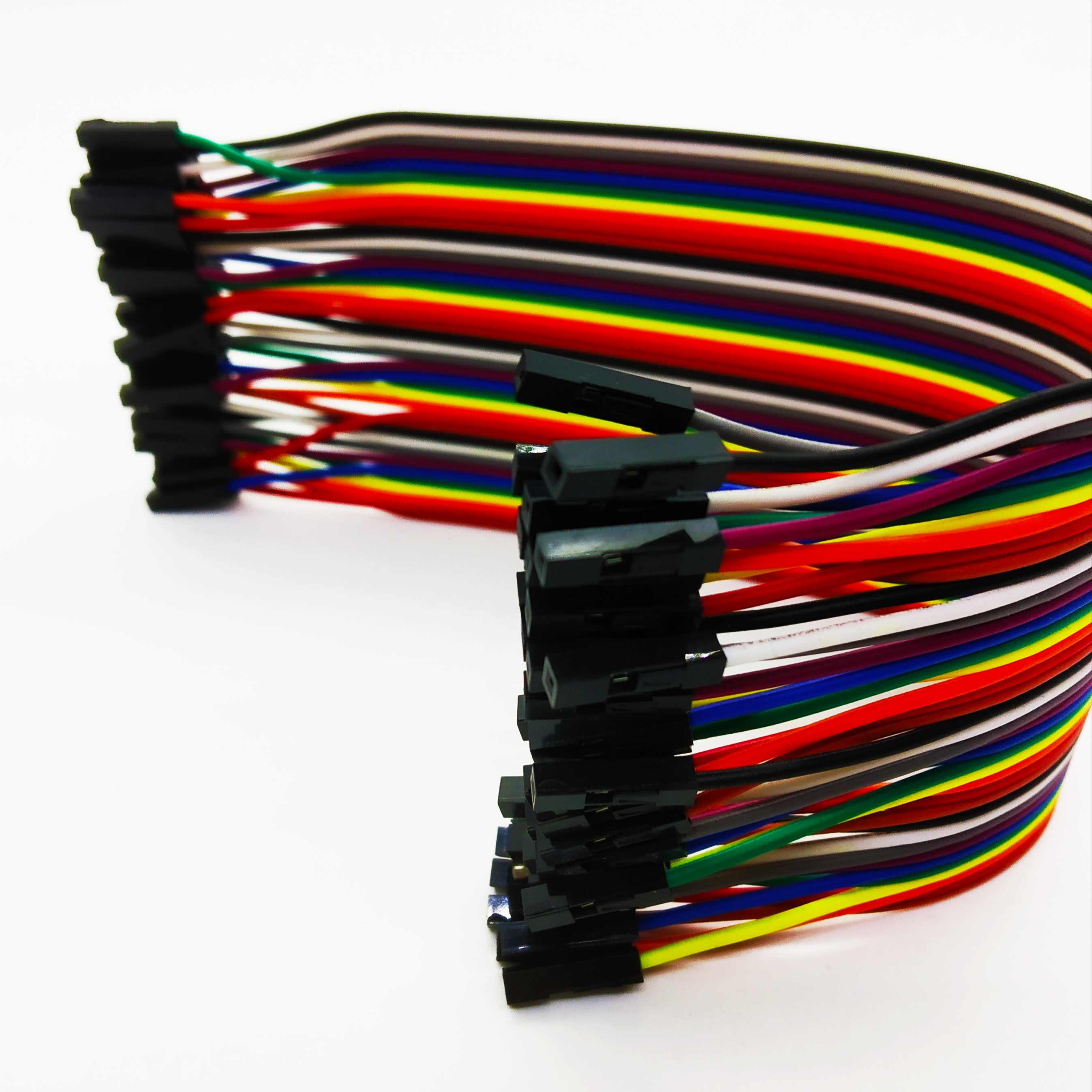 MALE TO FEMALE JUMPER WIRES 80 PCS - 20 CM