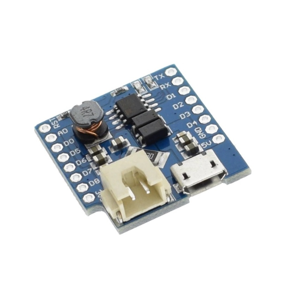 WeMo's D1 Lithium Battery Charger Board with Mini USB