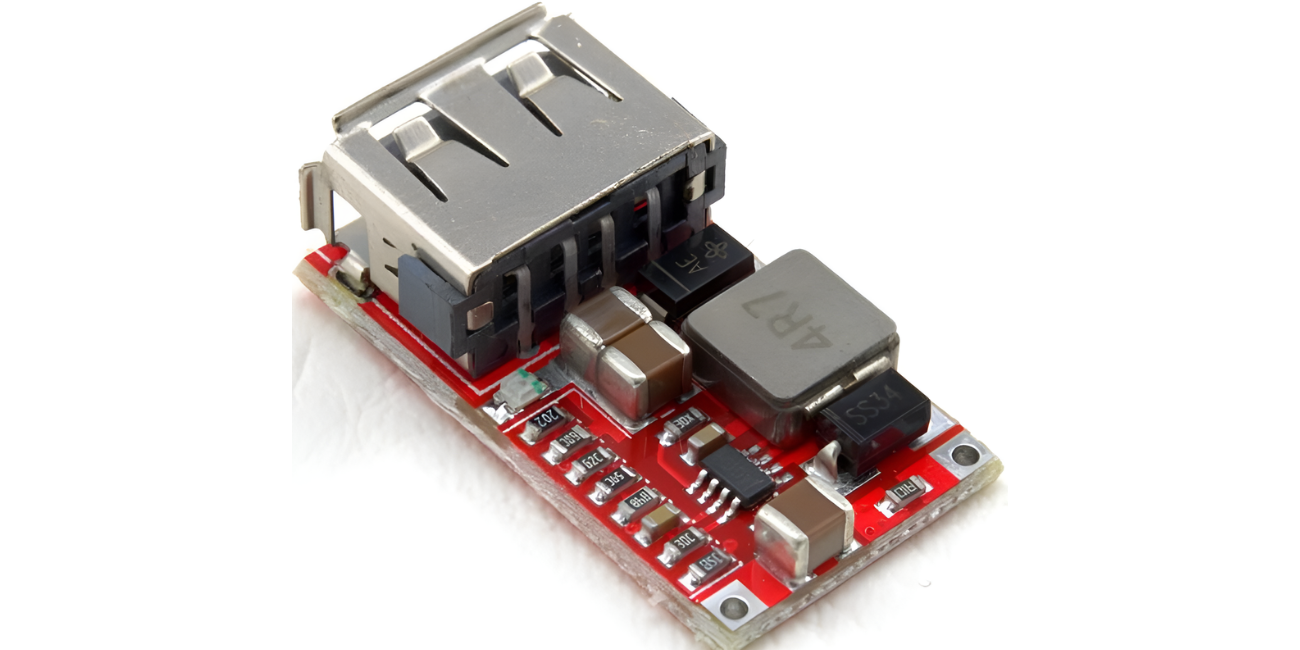 DC-DC BUCK CONVERTER 6V-24V TO 5V 3A USB OUTPUT MODULE