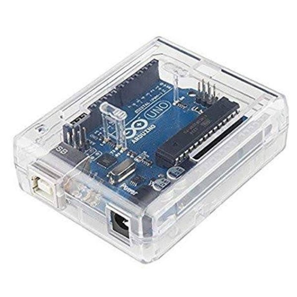 Transparent White ABS Plastic Case for UNO R3