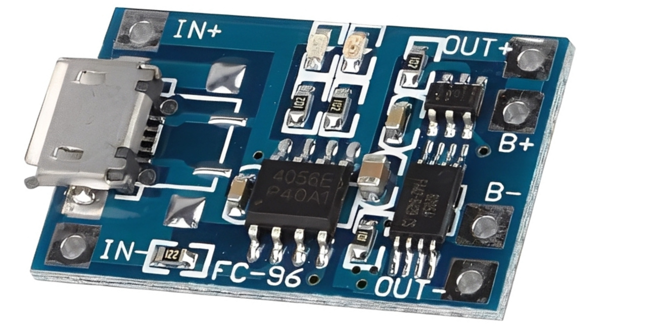 TP4056 1A Lithium Battery Charger C Type Module — Smart Charging Solution by DSM Electro
