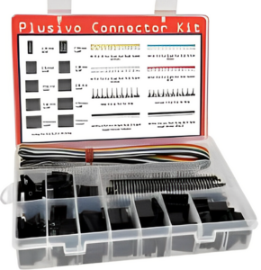 Plusivo Dupont Connector Kit - 1004 pcs Crimp Connector Kit with Dupont Wire   Connectors and Ribbon Cable