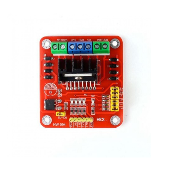 L298N Dual H Bridge DC/Stepper Motor Driver Controller Module
