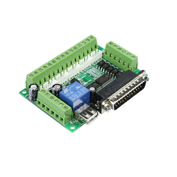 Parallel Port Buffered Breakout Board For 3 Axis CNC Mach3