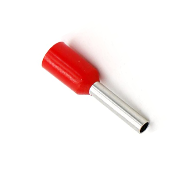 E1008 Crimp connector  Red  (1 Sq.mm) (pack 50)