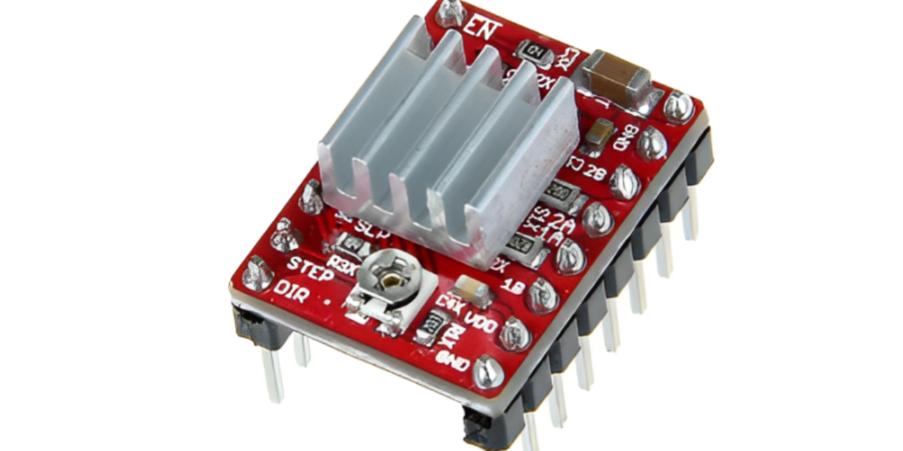 Stepper Motor Driver A4988 With Heatsink ( Good Quality)