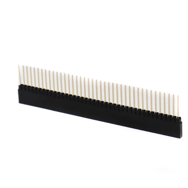 1X40 Pin 23mm Straight Long Female Strip Connector