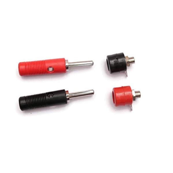 Banana SOCKET 5MM MALE BLACK (pack of 10)