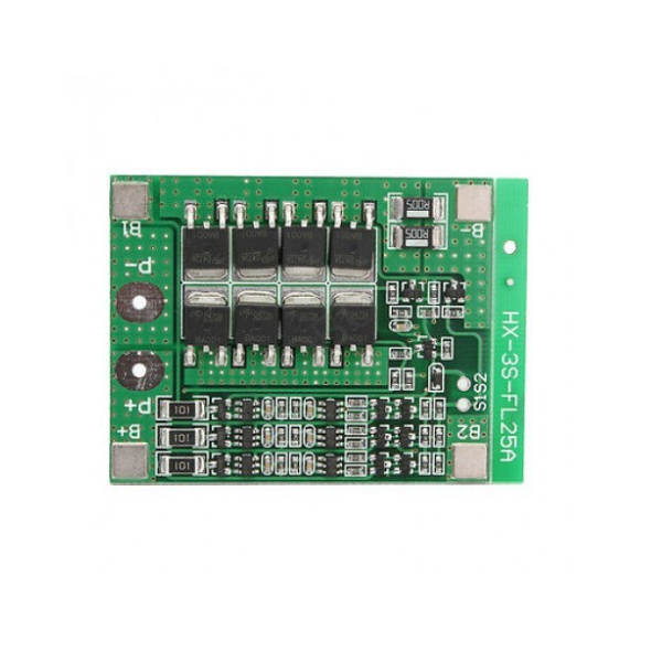 3S 11.1V 25A LI-ION Battery Protection Board BMS