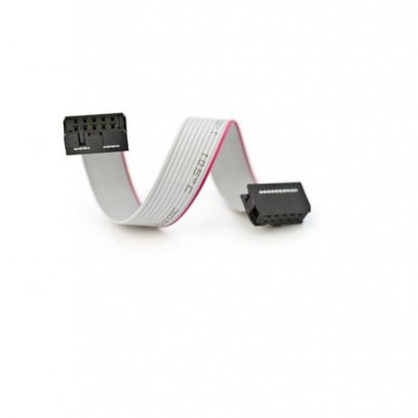 10 Pin (10 Wire) Female to Female Connector Flat Ribbon Cable (FRC) Cable - 10 cm Length