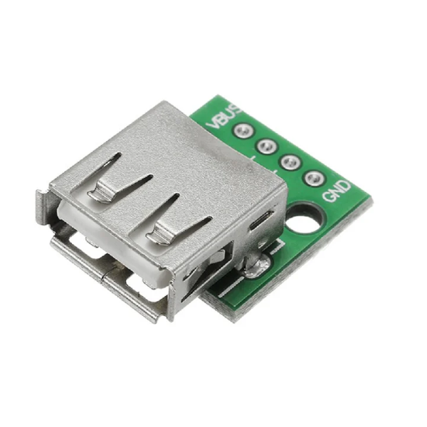 USB 2.0 Female Head Socket To DIP 2.54mm Pin 4P Adapter Board