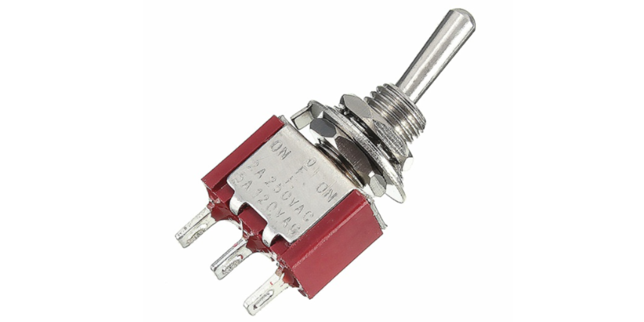 3PIN SPDT ON OFF TOGGLE SWITCH Pack 5