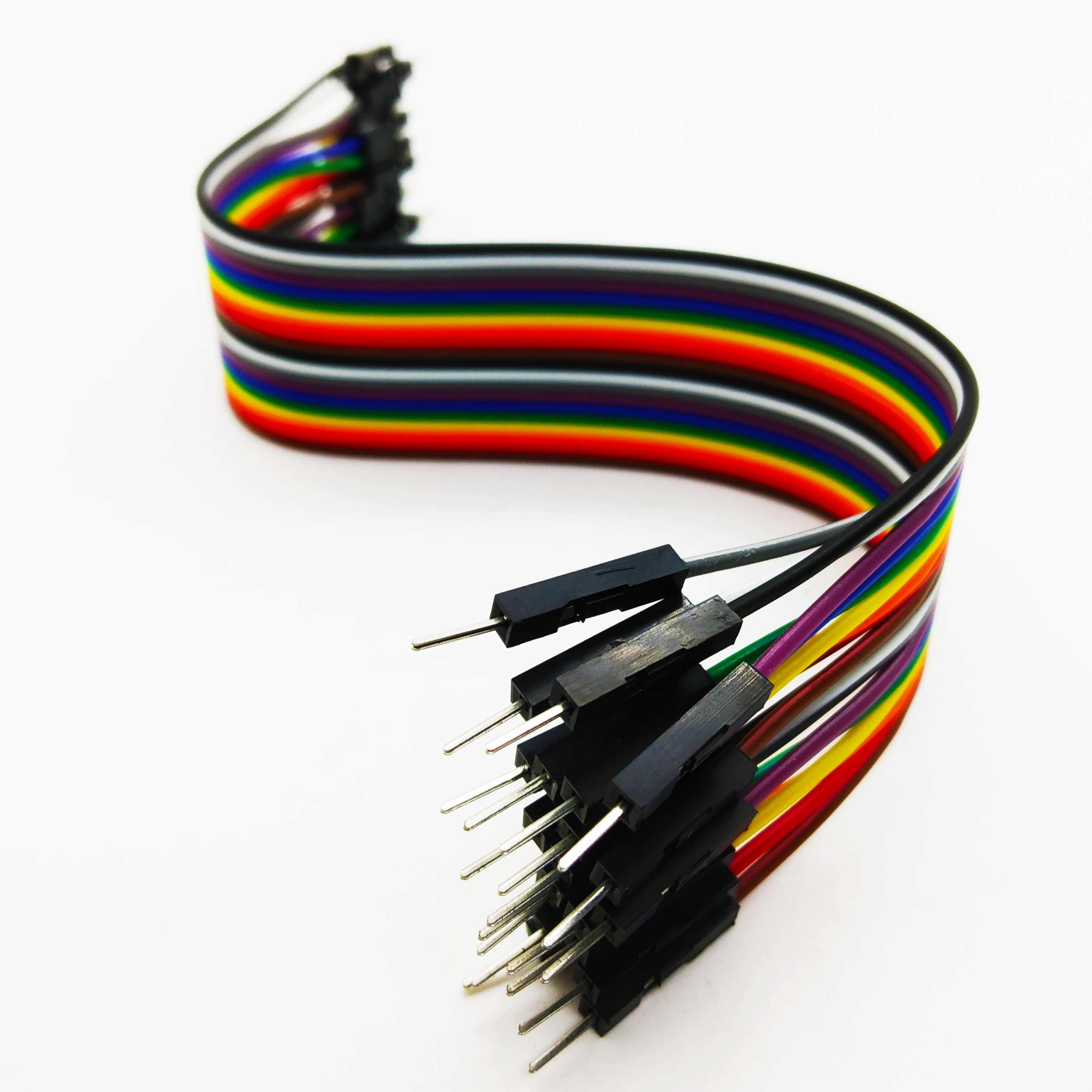 MALE TO FEMALE JUMPER WIRES 20 PCS - 20 CM
