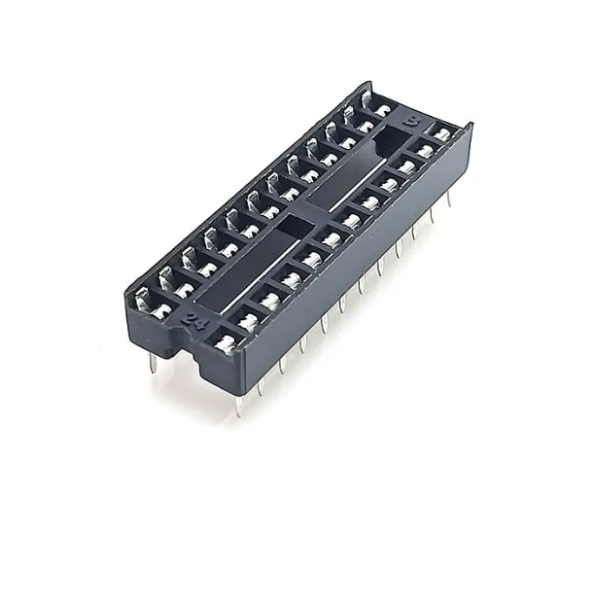 24 Pin Narrow DIP IC Socket Base Pack of 5