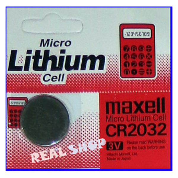 Original Maxell CR2032 Lithium Battery (CMOS Battery) 3 Pcs