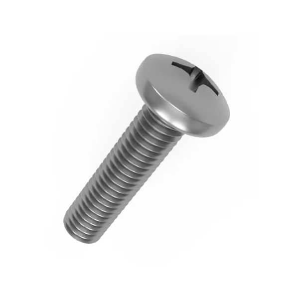 M5 x 30 Philips Head Round SS Screw Pack 10