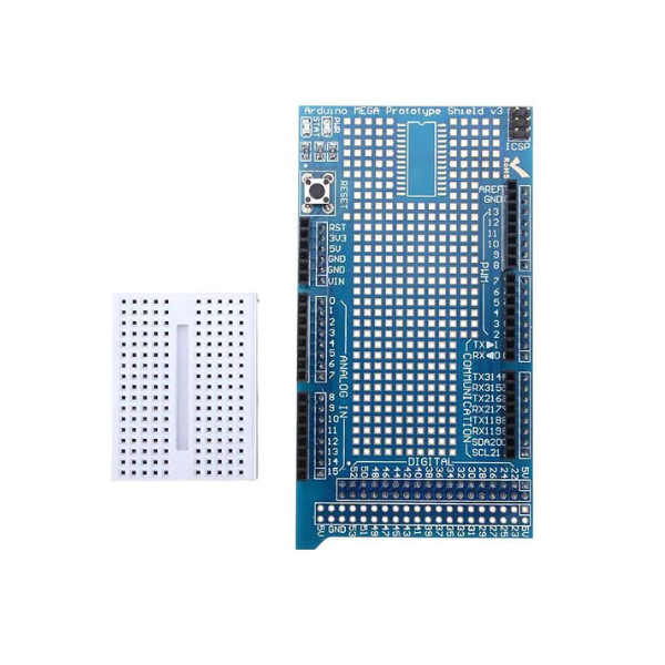 Arduino Mega Protoshield prototype expansion board+ Mini Breadboard