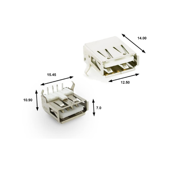 USB Type A Connector Socket Right Angle