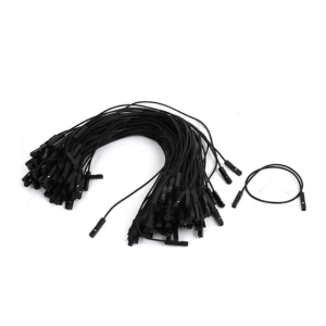 F-F Good Quality Jumper Wire Black  Pack 10