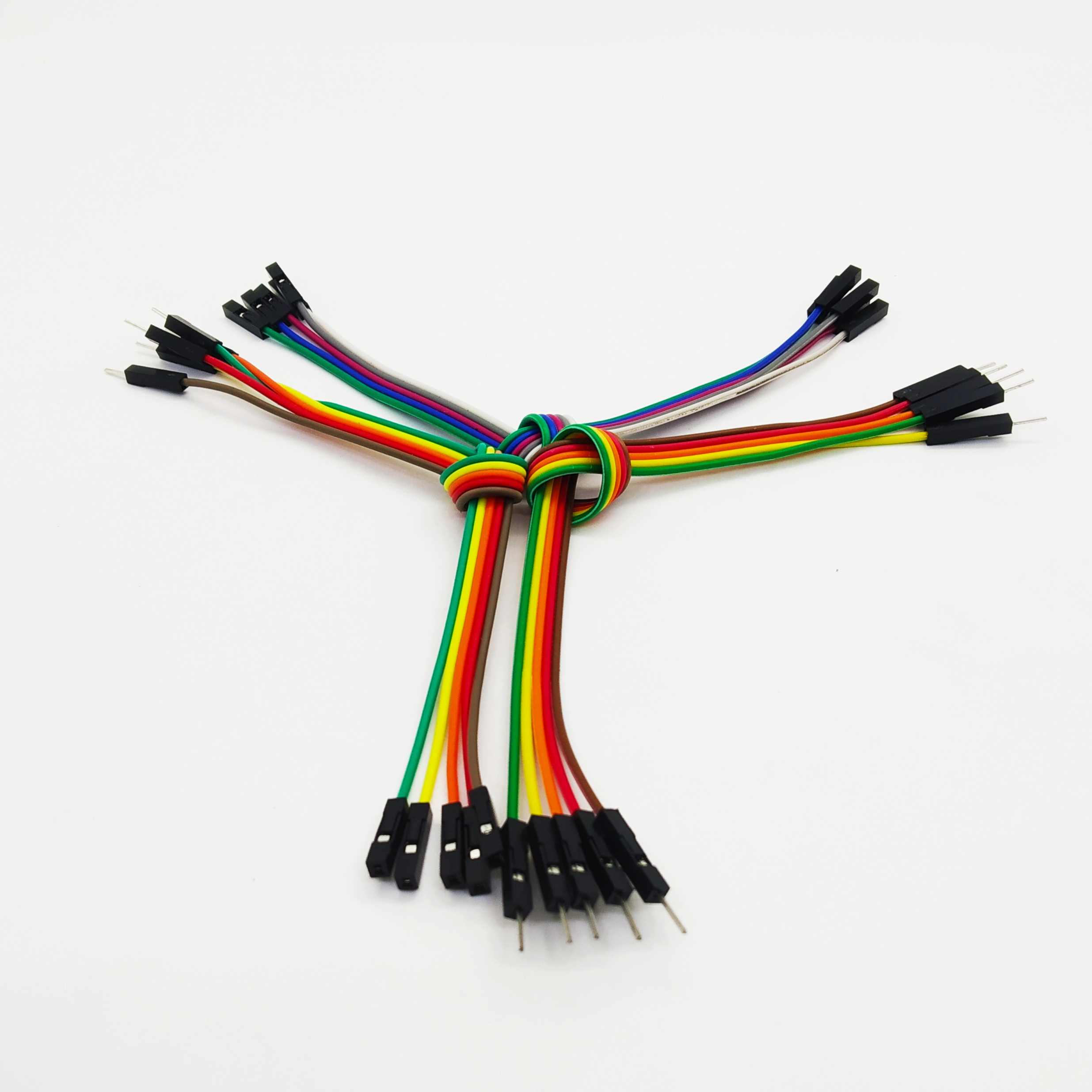 MIX JUMPER WIRES MALE FEMALE 15 PCS - 20CM