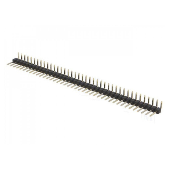 1x40 Pin 2.54mm Pitch Male Berg Strip Right Angle Single Row Header Connector pack 6