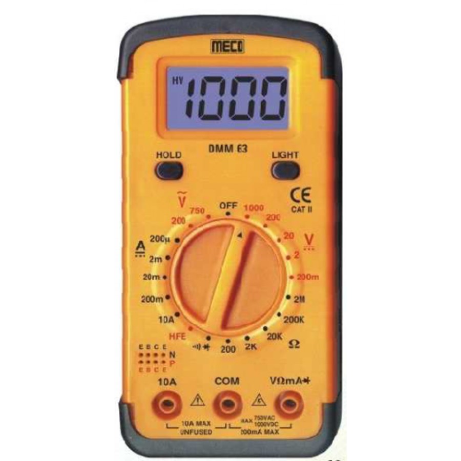 DIGITAL MULTIMETER MECO63DIGITAL MULTIMETER MECO63