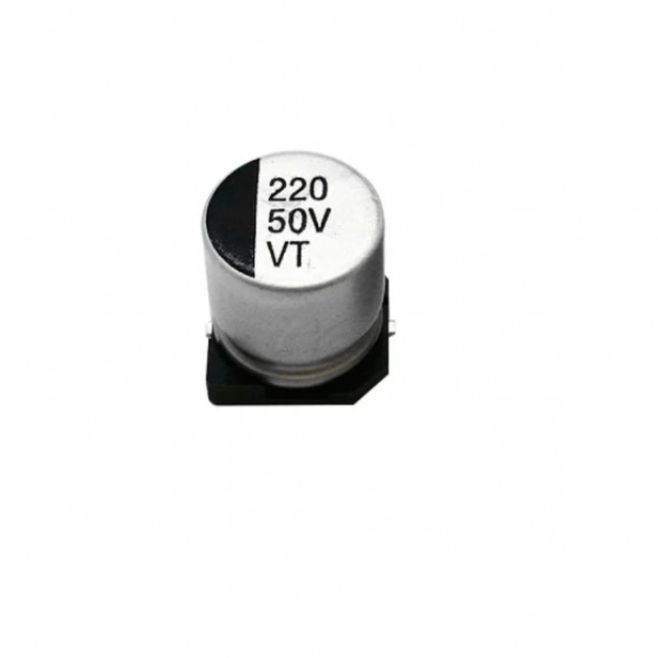 220uF / 50V SMD Electrolyte Capacitor Pack 5