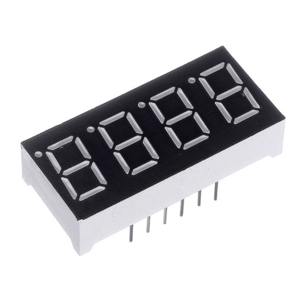 Seven Segment Red LED Display CC 4 Digit 0.4 Inch