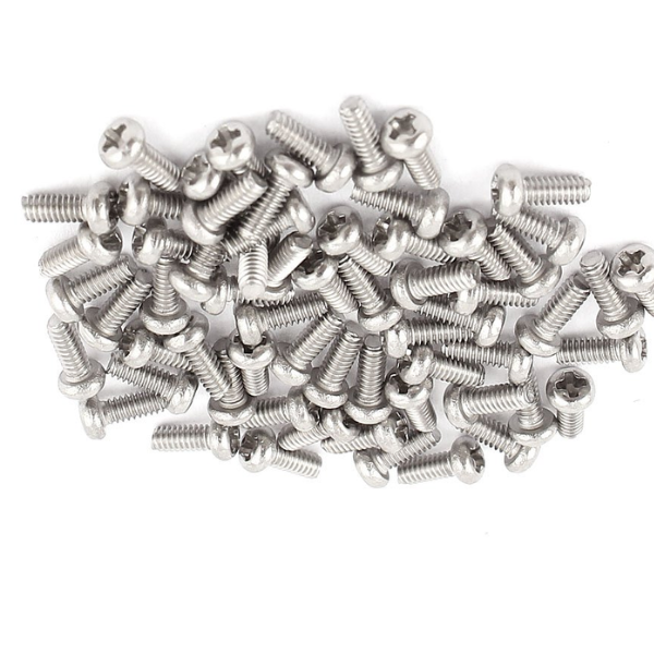 M2 x 5 Philips Head Round SS Screw 20 pcs