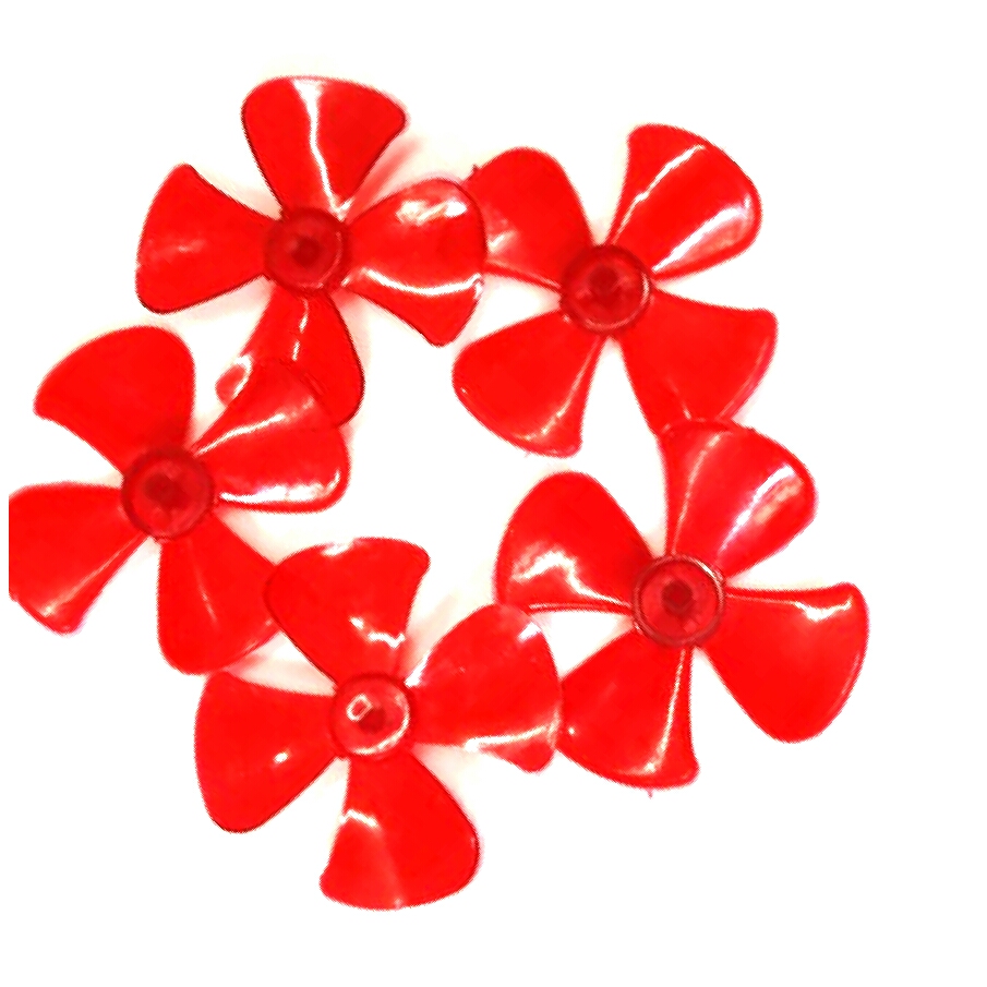 Propeller - 6cm Dia - Plastic - Four Blades 10pcs