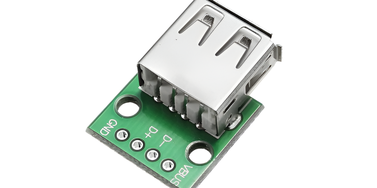 TYPE-B To DIP 2.54mm Pin 4P Adapter Board