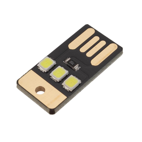 Mini LED Light Ultra-thin Ultra-light Portable USB Small LED Lamp Camping Night Light