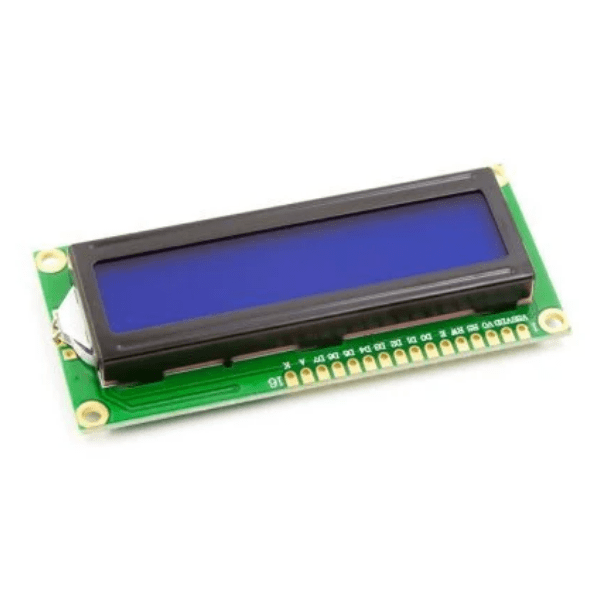 16x2 LCD Display with Blue Backlight