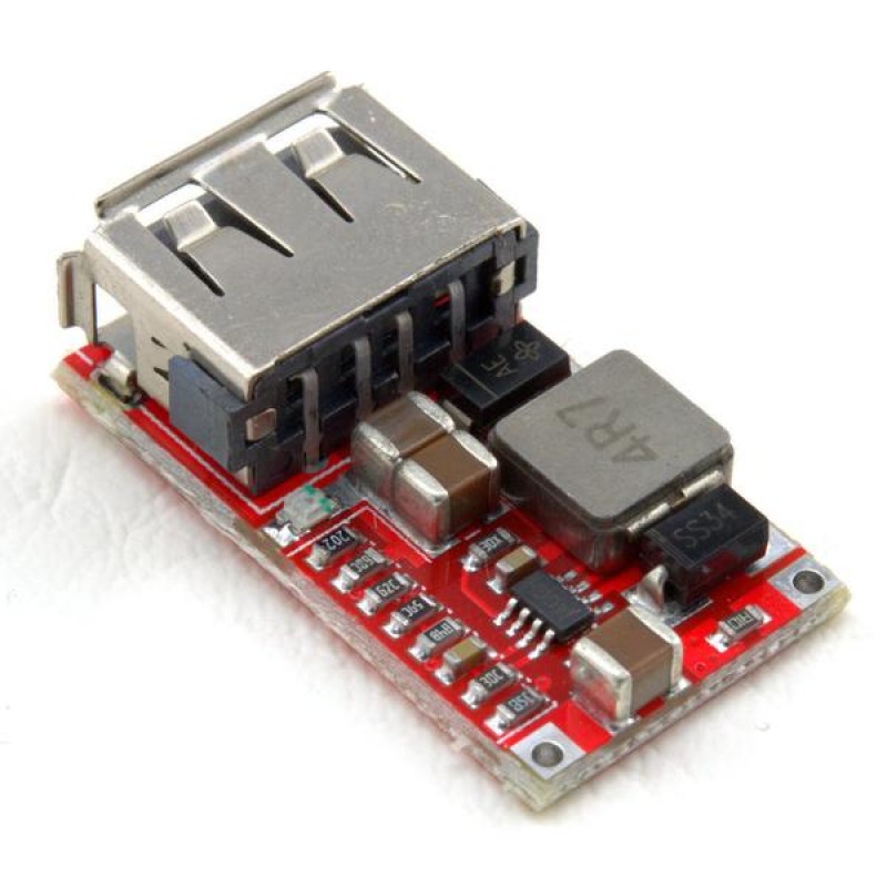 DC-DC BUCK CONVERTER 6V-24V TO 5V 3A USB OUTPUT MODULE