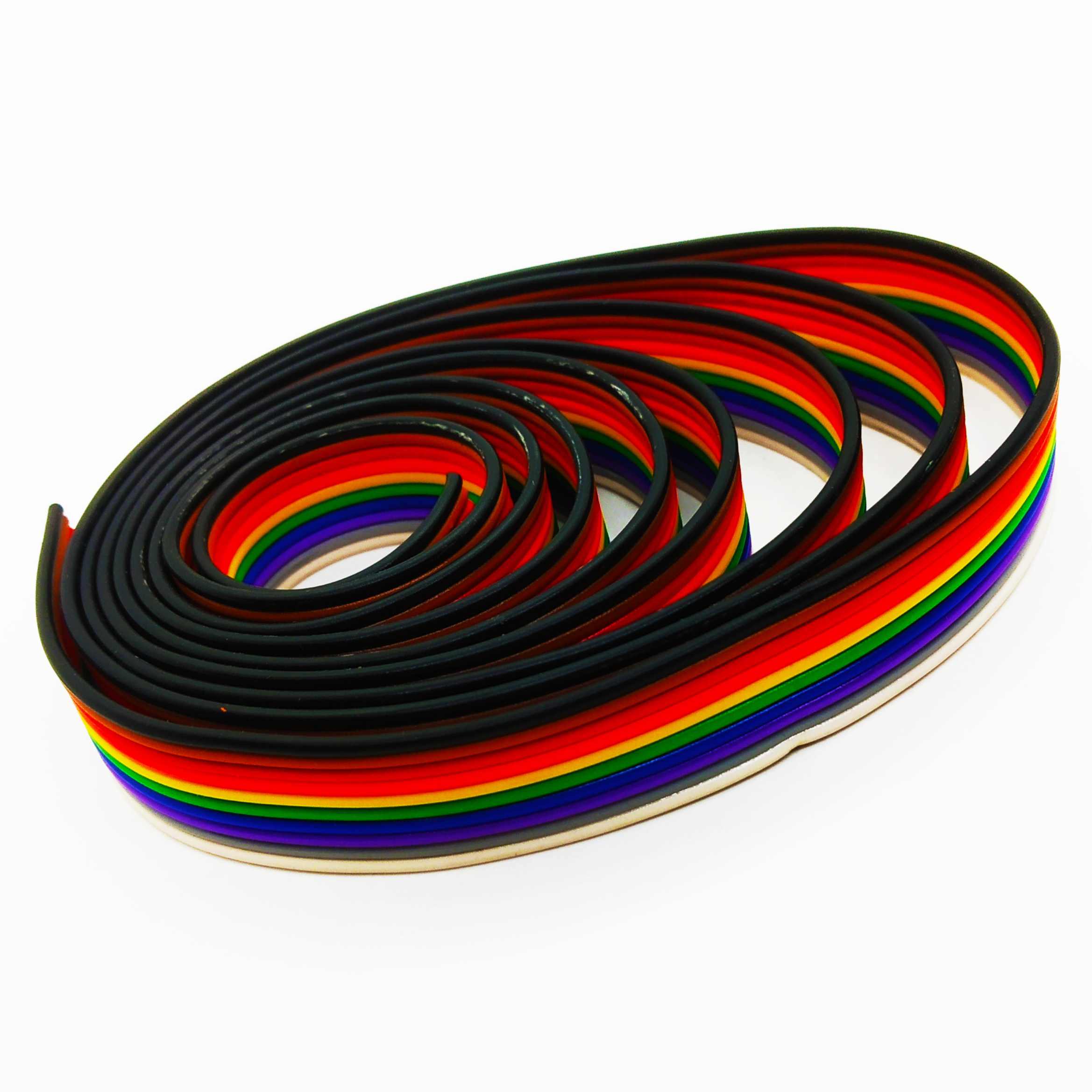 10 CORE COLOR FLAT HIGH QLY RIBBON WIRE CABLE - 1METER